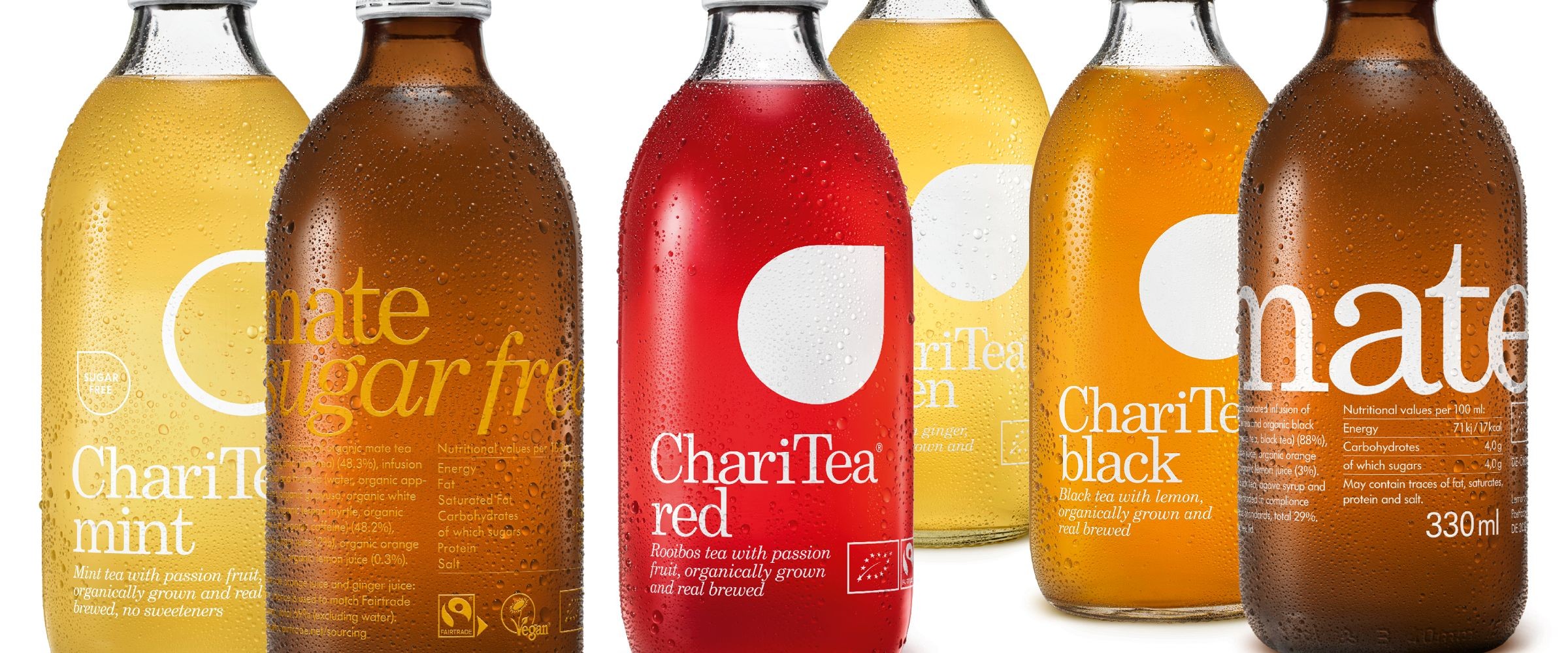 Nouveau chez ChariTea, 2 saveurs sans sucre.