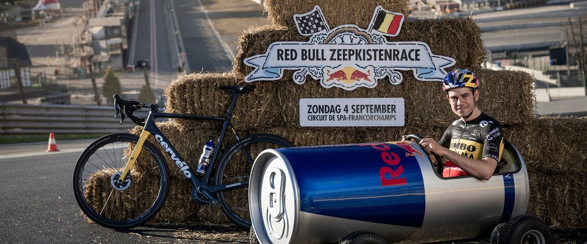 Wout van Aert prÃ©sente la course Red Bull Caisses Ã  Savon au circuit de Spa-Francorchamps!
